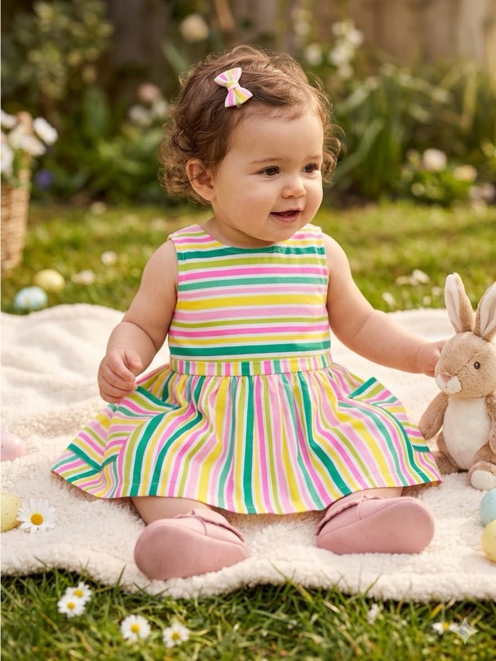 Spring Easter girls tank dress multiple sizes